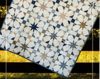 Hidden Shoofly & Flutter *X2 Pieced Quilt Pattern in 1* By Gerri Robinson of Planted Seed Designs