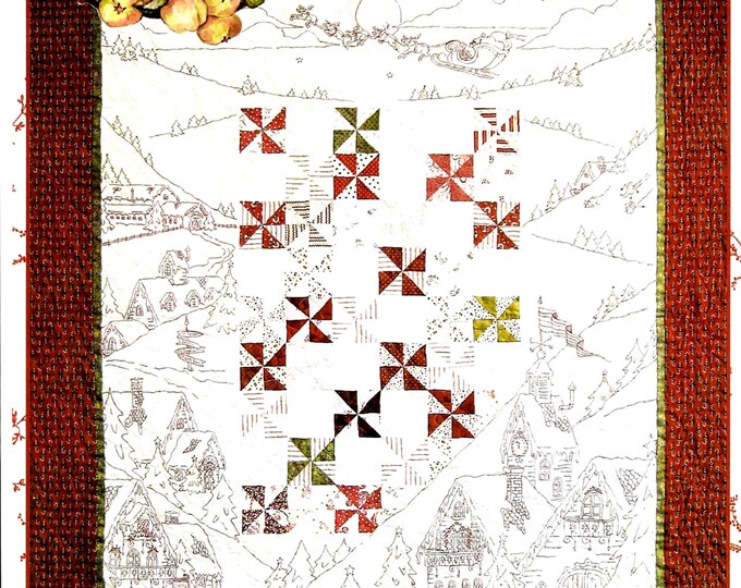 Twas the Night Before Christmas *pieced & Hand Embroidery Quilt Pattern ...