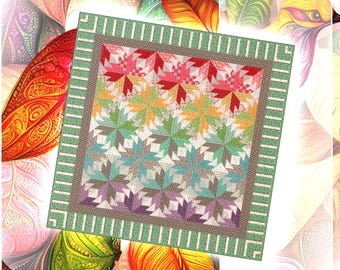 Indian Summer *Autumn - Riley Blake * Jelly Roll Friendly-Foundation Paper Piecing Pattern* By: Judy & Bradley Niemeyer-Quiltworx  JNQ189P3