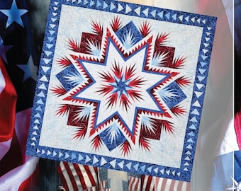 Star of Valor *Foundation Paper Piecing Pattern*By: Judy and Bradley Niemeyer-Quiltworx  JNQ00281P16