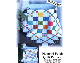 Diamond Patch *Pre-Cut Friendly Quilt Pattern* By Diana Beaubien - Pleasant Valley Creations  PVC415