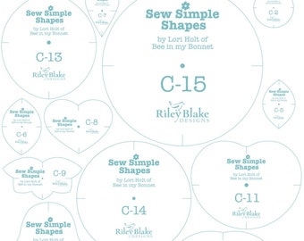 Fruit Salad - Sew Simple Shapes Template Set *Plastic Templates* By: Lori Holt - Riley Blake Designs