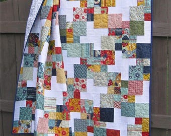 Peanut Butter Pinwheels *Charm & Layer Cake Friendly Quilt Pattern* By: Cheryl Bickey of Meadow Mist Designs #1010V3