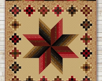 Bridgeport Strippy Star *Pieced Quilt Pattern* By: Nancy Rink Designs  NRD302M