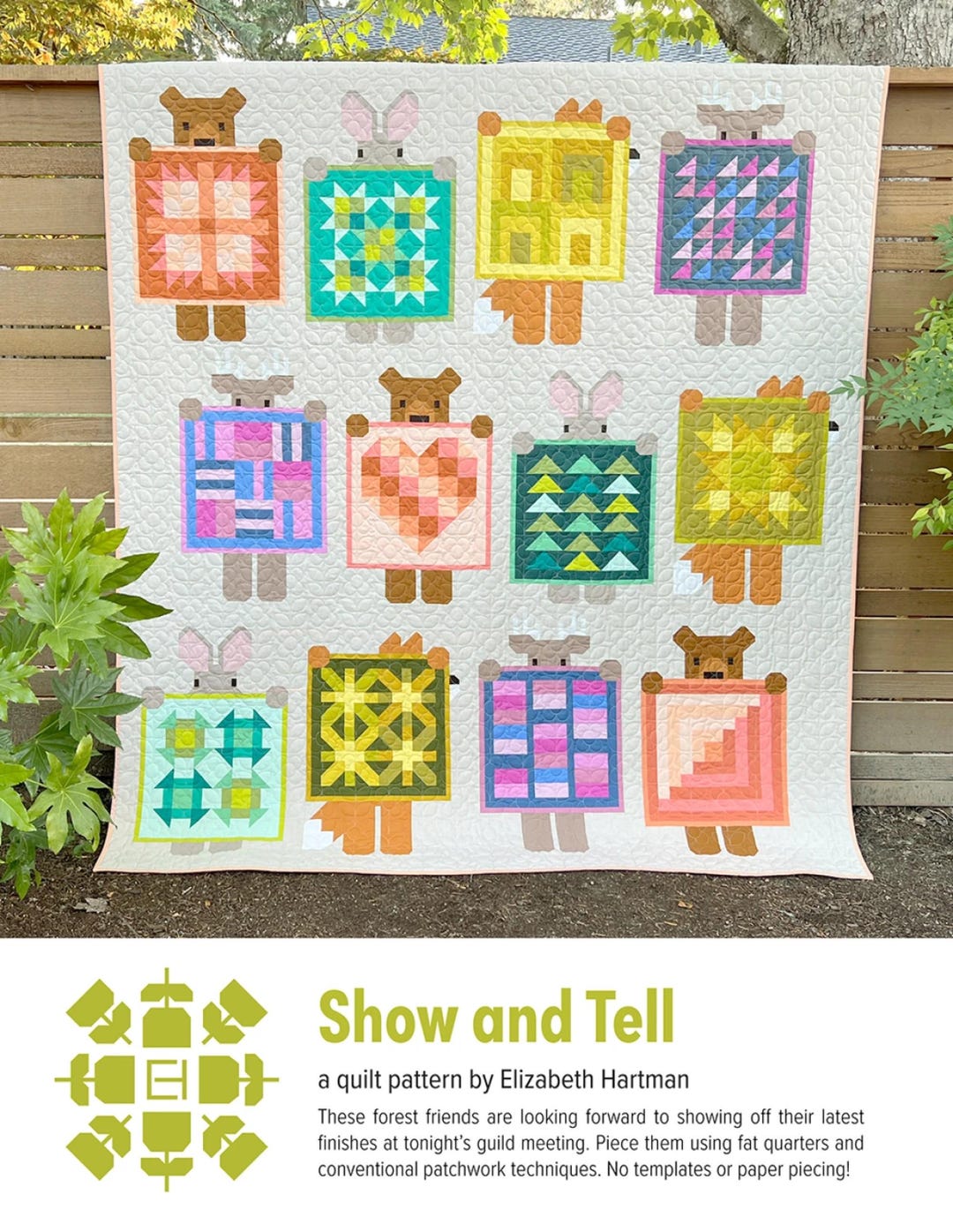 Show and Tell *sampler Quilt Pattern* From: Elizabeth Hartman EH083 - Etsy