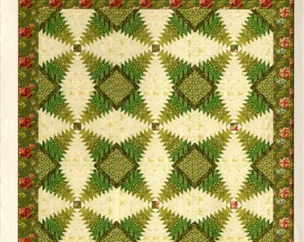 Pineapple *Pieced Quilt Pattern* By: Edyta Sitar - Laundry Basket Quilts  LBQ-1335-P