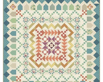 Tennessee - Quiltessential  *Pieced Quilt Pattern*     By: Edyta Sitar - Laundry Basket Quilts  LBQ-2209-P