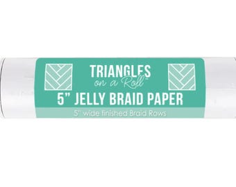 5 inch Jelly Roll Braid of Triangles on a Roll -*Makes 50 Feet Per Roll* From: It's Sew Emma  ISE-JB5