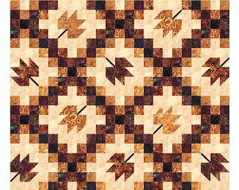 Double Irish Leaves * Pieced Quilt Pattern * By: Material Girlfriends