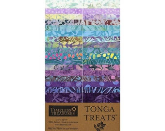 Paradise *Treat Strip 40 - Jelly Roll - 40 Strips* By: Wing and a Prayer  For Timeless Treasures