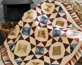 Barn Dance *Layer Cake (10x10) Quilt Pattern*  By: Pam & Nicky Lintott of The Quilt Room