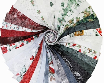 Jingle Pop Jelly Roll **Generation 11 - SILVER** ~40 Pieces~ From: Hoffman Fabrics