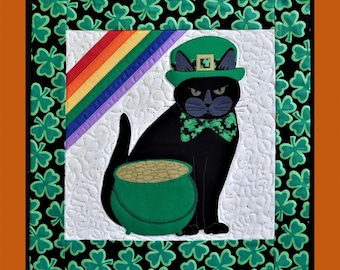 Grumpy Leprechaun *Wall Hanging Quilt Pattern* From: Trouble & Boo Designs