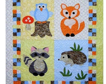 Woodland Babies *Applique Quilt Pattern* By: Rochelle Martin