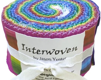 Interwoven  *Jelly Roll - 30 Strips*  By: Jason Yenter of In The Beginning Fabrics