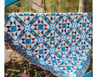 Crossroads * A Jelly Roll Friendly Quilt Pattern:* By Deb Heatherly of Deb's Cats N Quilts  DH2401
