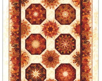 Reflections of Autumn II Kaleidoscope *Quilt Pattern* By: Jason Yenter of In The Beginning Fabrics
