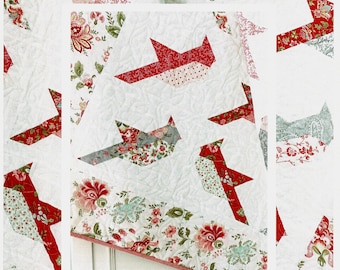 Cardinals *Quilt Pattern* By: Margot Languedoc - The Pattern Basket