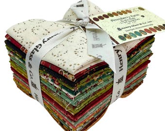 Pennyberry Farm - Fat Quarter Bundle - 21 Pieces By: Kim Diehl for Henry Glass