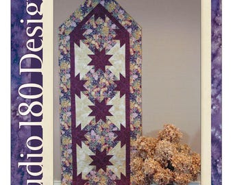 Hunter's Star Runner  *Table Runner Quilt Pattern* By Deb Tucker For Studio 180 Designs  DTP002