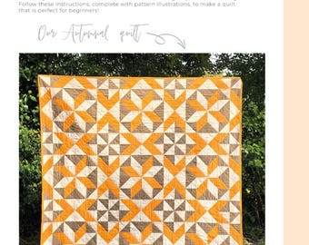 Autumn Twilight * Pieced Quilt Pattern* By: Rope & Anchor Trading Co.