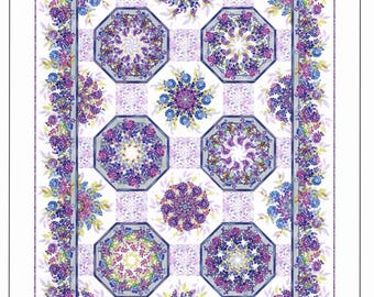 Garden of Dreams II Kaleidoscope *Quilt Pattern* By: Jason Yenter of In The Beginning