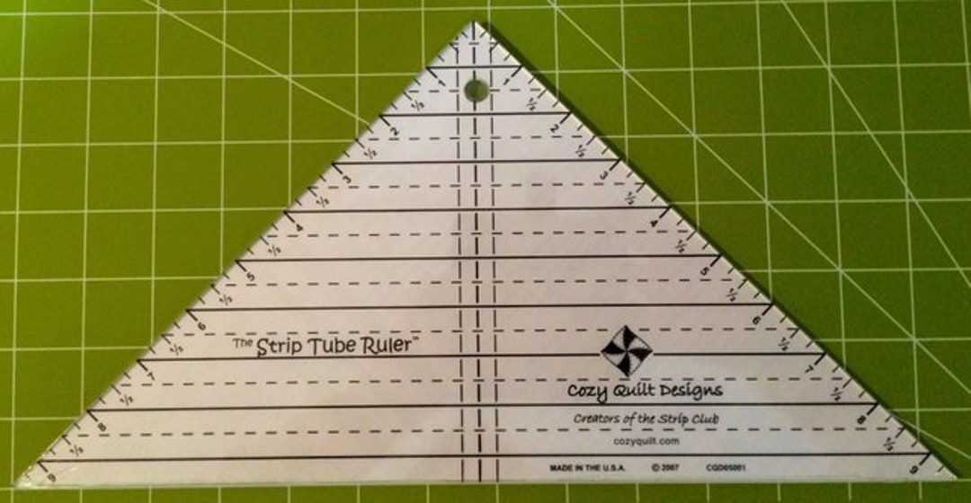 The Strip Tube Ruler *full Size - Acrylic* From: Cozy Quilt Designs - Etsy