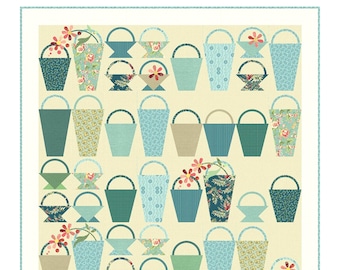 Laundry Baskets *Applique & Pieced Quilt Pattern*   By: Edyta Sitar - For Laundry Basket Quilts LBQ-0960-P