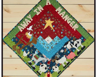 Away in a Manger Table Topper *Applique Pattern* From: The Whole Country Caboodle