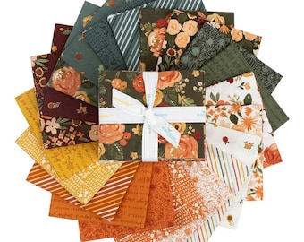 Happy Fall Days  *Fat Quarter Bundle - 21 Pieces By: Sandy Gervis  for Riley Blake Designs FQ-16340-21