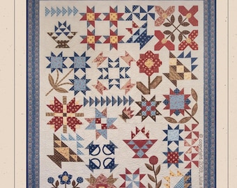 Lady's Scrap Basket  * Sampler Quilt Pattern * By: Bits 'n Pieces Pattern Co.   BNP1910