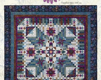 Arabella  *King Size Pieced Quilt Pattern*   By: Wing and a Prayer