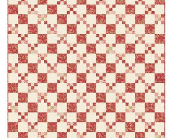 Cranberry Chain - Pieced Quilt Pattern By: Edyta Sitar  Laundry Basket Quilts  LBQ-0258-P