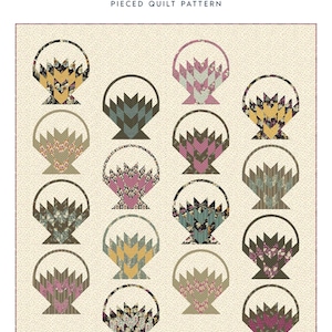 Picnic Basket *Applique & Pieced Quilt Pattern*   By: Edyta Sitar - For Laundry Basket Quilts LBQ-1438-P