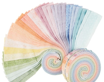 Little Lambies - Woolies Flannel Strips (2.5" x 44") - 40 Pieces By: Bonnie Sullivan For Maywood Studio