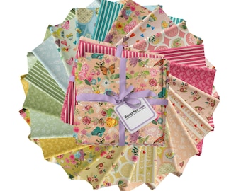 Follow Your Joy *Fat Quarter Bundle - 21 Pieces*  By Kelly Rae Roberts  for Benartex
