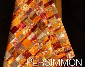 Persimmon Bars *Quilt Pattern* From:  Madison Cottage Design