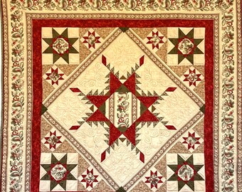 Option 44 "The Firefly" *Softcover Quilt Book* By: Jodi Barrows of Square in a Square