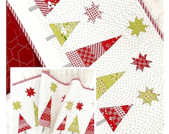 Snowy Pines  *Table Runner Pattern - Layer Cake Friendly* By: Margot Languedoc - The Pattern Basket TPB2209