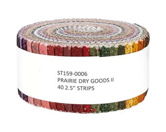 Prairie Dry Goods II  *Jelly Roll / 2.5" Strips - 40 Pieces* From: Pam Buda for Marcus Fabrics