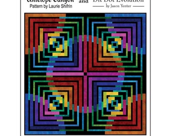 Antelope Canyon (Dit Dot Evolution Version)  *Quilt Pattern* By: Laurie Shifrin