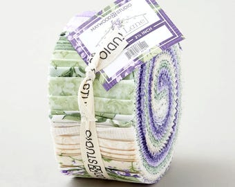 Lilac Lane *Jelly Roll * Strips * 40 Pieces* By Maywood Studio  ST-MASLILA