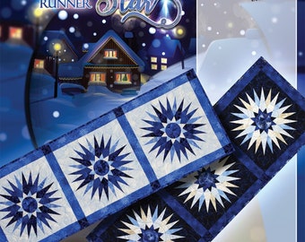 Polish Star Table Runner *Foundation Paper Piecing Pattern* By: Judy Niemeyer Quilting - Quiltworx