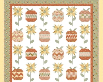 Fall Garden *Pieced Quilt Pattern* By: La Vonne Jackson of Sew-N-Quilt for Riley Blake