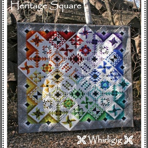 Heritage Square *Quilt Pattern * BY: Whirligig Designs