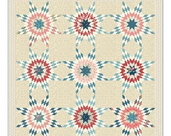 Harbor Lights *Pieced Quilt Pattern*   By: Edyta Sitar - For Laundry Basket Quilts   LBQ-1786-P