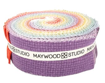 Sorbetto Vol. 2 - Woolies Flannel Strips (2.5" x 44") - 40 Pieces By: Bonnie Sullivan For Maywood Studio
