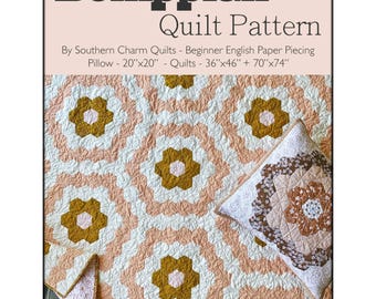 Bohippian *English Paper Piecing Quilt Pattern*   By: Southern Charm Quilts