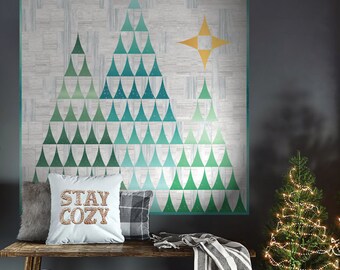 Oh Tannenbaum *An Ombre Quilt Pattern* By: Rachael Rossi