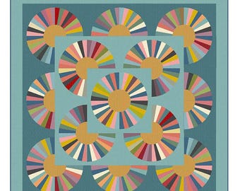 Pumpkin Pie  *Pieced Quilt Pattern  and/or Acrylic Template*   By: Edyta Sitar - Laundry Basket Quilts